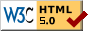 Valid HTML 5.